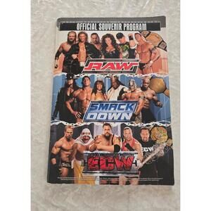 WWE Official Souvenir Program RAW, SMACKDOWN, ECW 2006 (B219)